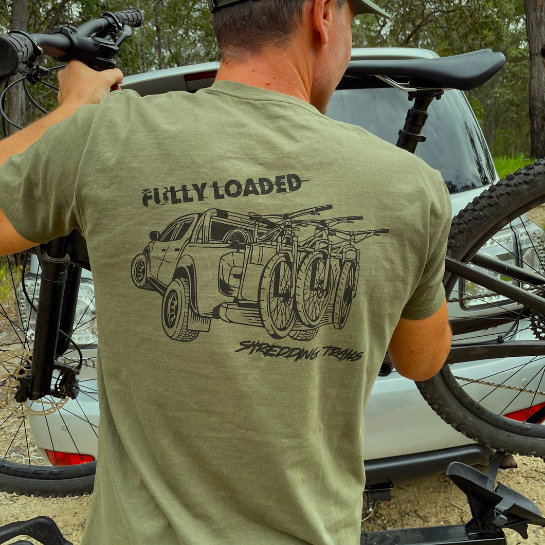 FullyLoadedTee ShreddingTrails Shredding Trails  MTB DH Downhill Enduro 